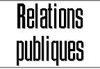 Relations publiques